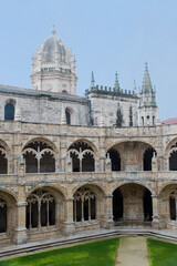 Jeronimos Monastery Cloister Courtyard, Lisbon