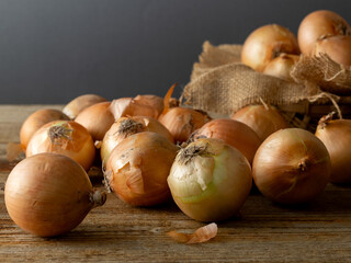 たくさんの玉ネギ