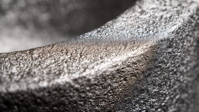 Medium shot capturing closeup of core wash application with waterbased solution showcasing smooth texture and ecofriendly approach to defect prevention.