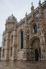 Obraz premium Ornate Manueline West Portal of Jeronimos Monastery Church