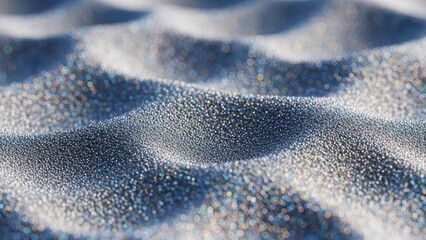 Close up view of textured blue fabric material