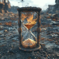 Time stands still in a desolate world of broken dreams and forgotten moments