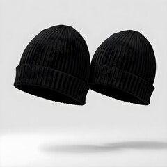black hat isolated on white,3d products photography advertising photoshoot of products,
