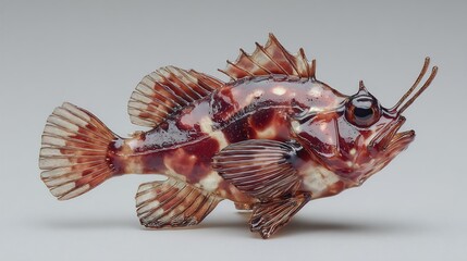 Obraz premium seashell on black background