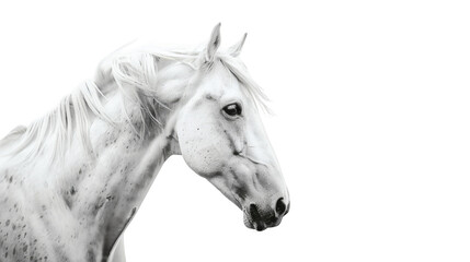 Fototapeta premium Horse isolated on white background
