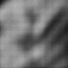 black and white dots texture halftone background