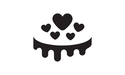 Dripping Heart Love Illustration