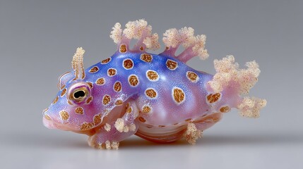 clown fish on a black background