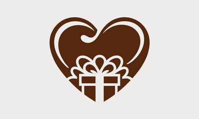 Heart Shaped Gift Love Icon