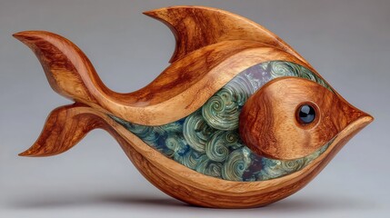 ceramic vase on a wooden background