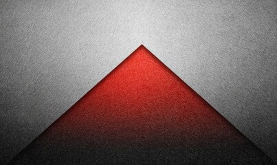 Abstract triangular design on textured gradient background, creating depth