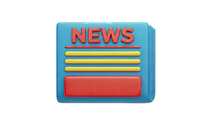 3D News Icon