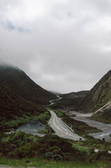Winding Mountain Road Through Arthur&rsquo;s Pass National Park, New Zealand