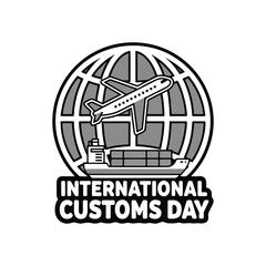 International Customs Day Global Logistics Graphic