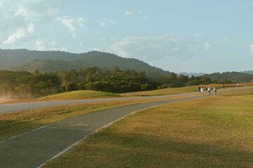the mountains and hills at Singha Park, Chiang Rai