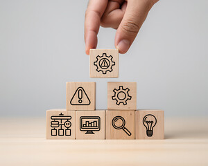 Incident management, business technology concept 