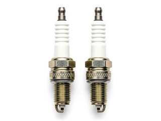 Two spark plugs for engine ignition