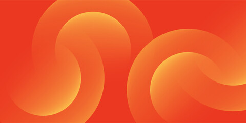 Abstract orange background with circles