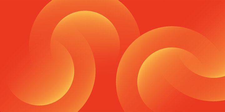 Abstract orange background with circles