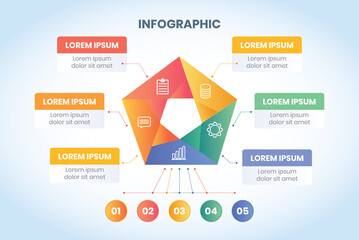 5 Options Data Driven Smart Business & Marketing Analytics Infographic