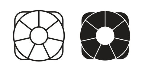 Life buoy icons logo design, Pictogram Icons © JonathanC