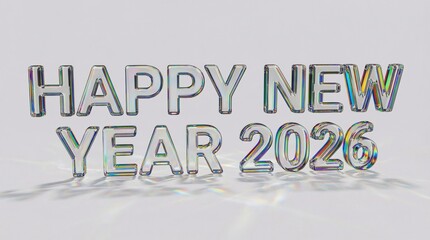 Happy New Year Celebration with Fireworks, Countdown, and Festive Night Background