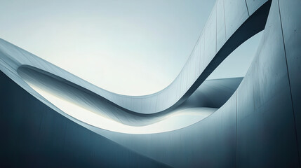 Abstract blue wave background design