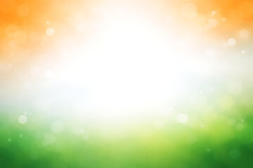 Patriotic Illustration Representing Republic Day and Independence Day of India