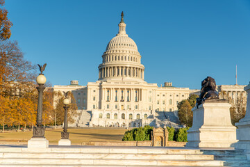 United States Capitol Building in Washington DC, Daylight