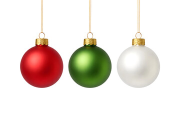 Red Green White Christmas Ornaments