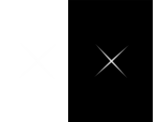 Minimal abstract sparkle light