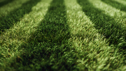Symmetrical Backyard Lawn Demonstrating Precision and Quality Craftsmanship