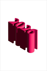 red and blue boxes, happy new year celebration 2026