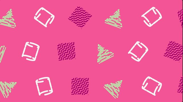 4K Colorful Geometrical Abstract Animated Background Video | 4K geometric abstract animation | colorful polygon shapes | dynamic motion design | seamless looping | vibrant digital background
