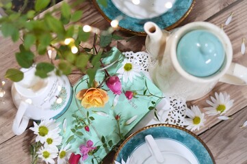 still life with flowers