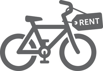 bicycle on a white background