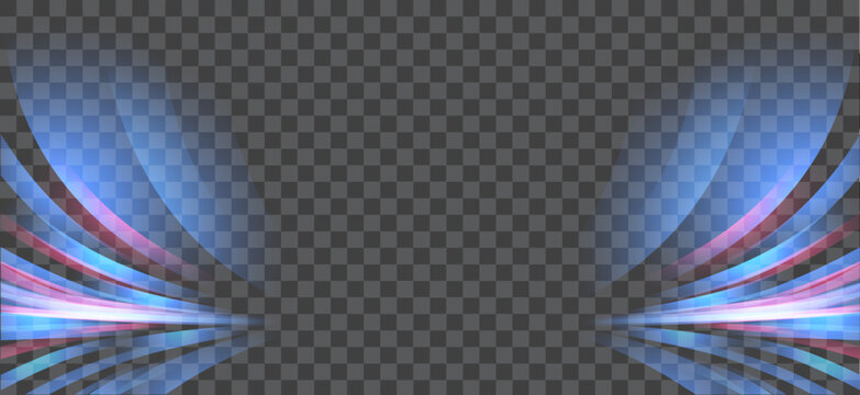 Experience the dynamic energy of this vibrant abstract background, featuring swirling blue and red lights that evoke a sense of motion and creativity. - Powered by Adobe