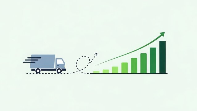Delivery growth over time