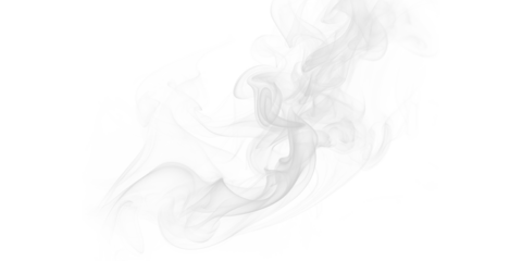 Abstract white smoke gracefully swirling against deep black Ethereal wispy vapor texture gentle fluid motion atmospheric