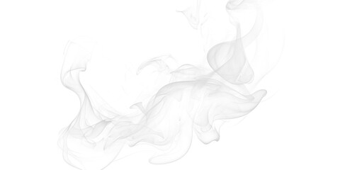 Mysterious white smoke flowing on dark black background ethereal swirling vapor abstract texture...