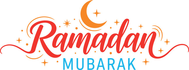 Elegant Ramadan Calligraphy Vector Lettering
