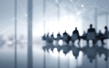 Professional corporate meeting focused on seamless integration of client systems and vendor services, digital transformation concept, clean lighting, high-end business stock image