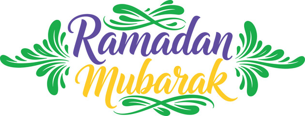 Elegant Ramadan Calligraphy Vector Lettering