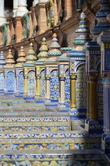 Plaza de Espana or Spain Square in Seville, Andalusia, Spain