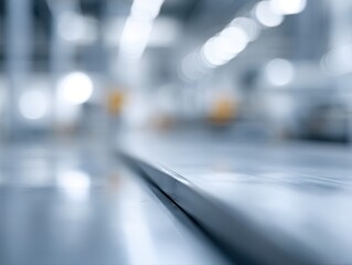 Factory safety standards environment with organized equipment and automation