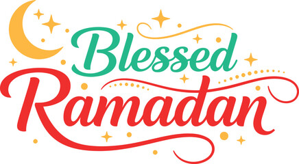 Elegant Ramadan Calligraphy Vector Lettering