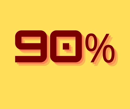 90% off, 90%, percent logo, logo percent , dicount logo, discount offer