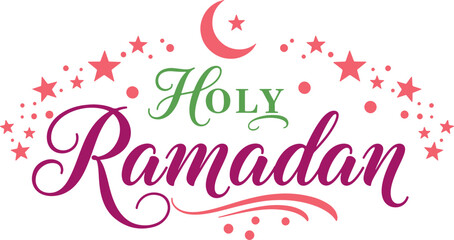 Elegant Ramadan Calligraphy Vector Lettering