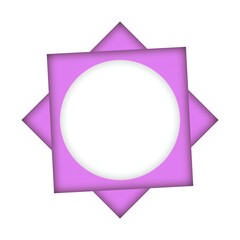purple star frame,pink star frame,pink star on white