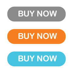 Fototapeta premium Buy Now Button Set – Modern Rounded Call To Action Buttons for Website and App UI